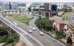 A view of the Ole Sereni interchange.